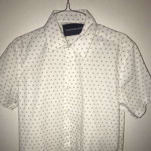 Calvin Klein mini logo button up